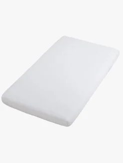 Børn BabysOnly Sengetøj-Baby's Only CALM Stræklagen med Broderi 60x120, White