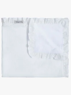 Interiør|BabysOnly Baby's Only Cot Tæppe Teddy Calm, White Hvid