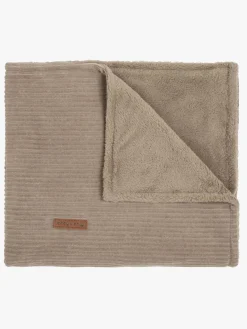 Interiør|BabysOnly Baby's Only Cot Tæppe Teddy Sense, Clay Grå