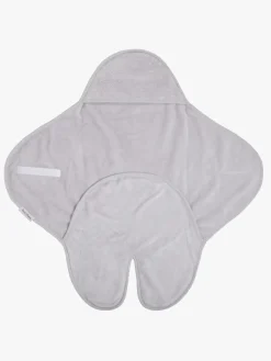 Interiør|BabysOnly Baby's Only Hooded Baby Tæppe med Fødder Cozy, Dusty Grey Grå