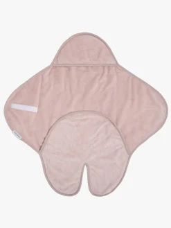 Børn BabysOnly Interiør-Baby's Only Hooded Baby Tæppe med Fødder Cozy, Old Pink