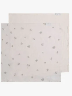 Stofbleer, Nusseklude & Babytæpper|BabysOnly Baby's Only 65x65 Tæppe/ Stofble i Musselin 2-pak, Tender Linen Beige