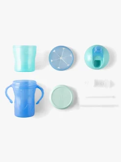 Bambino Spisetid-Snack, Sip & Store Kit, Turkis