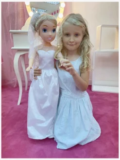 Dukker & Bamser|Dimian Bambolina Dukke Brud 80 cm