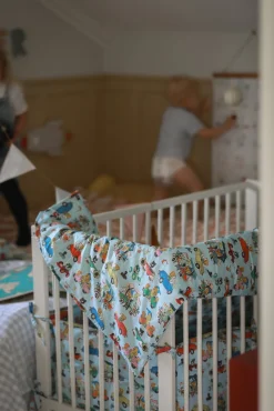 Sengetøj|Bamse Verdens Stærkeste Bjørn Sengesæt Tremmeseng 100x130