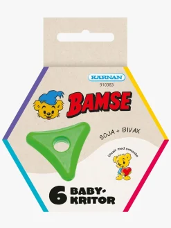 Bamse Kreativt Legetøj-Verdens Stærkeste Bjørn Baby Farvekridt 6-pack