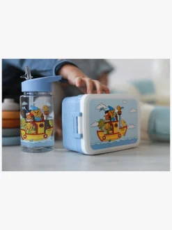 Spisetid|Bamse Verdens Stærkeste Bjørn Madkasse, Viktoria Blå/Hvid/Flerfarvet