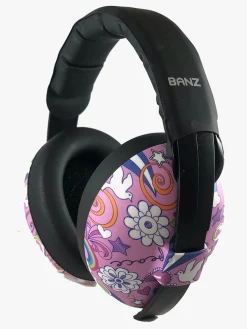 Sikkerhed|Banz Høreværn Baby, Peace Pink Lyserød
