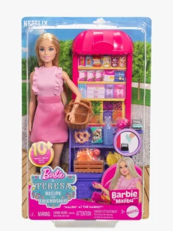 Dukker & Bamser|Barbie & Teresa Recipe for Friendship Legesæt med Dukke Marked