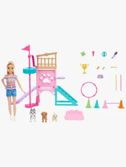 Dukker & Bamser|Barbie and Stacie to the Rescue Legesæt med Dukke Hundelegeplads