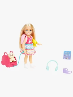 Dukker & Bamser|Barbie Chelsea Travel Dukkesæt med Hundehvalp