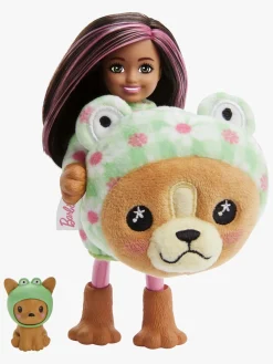 Dukker & Bamser|Barbie Cutie Reveal Chelsea Dukke Puppy-Frog Flerfarvet