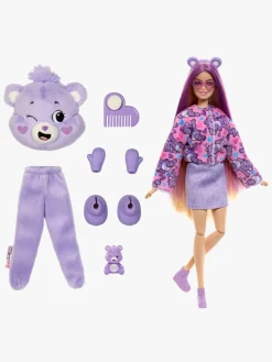 Dukker & Bamser|Barbie Cutie Reveal Dukke Care Bears, Lilla Flerfarvet