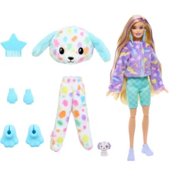 Dukker & Bamser|Barbie Cutie Reveal Dukke med Regnbuefarvet Dalmatiner Flerfarvet