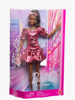 Dukker & Bamser|Barbie Deluxe Style Dukke i Lyserød Kjole