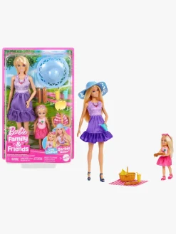Barbie Dukker & Bamser-Family & Friends Legesæt Malibu & Chelsea Picnic