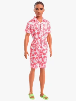 Barbie Dukker & Bamser-Ken Fashionista Dukke i Mønstret Overall