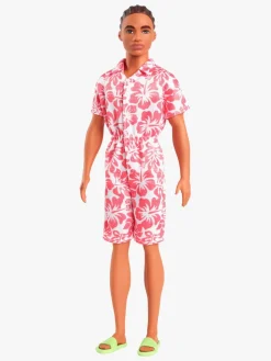 Barbie Dukker & Bamser-Ken Fashionista Dukke i Mønstret Overall