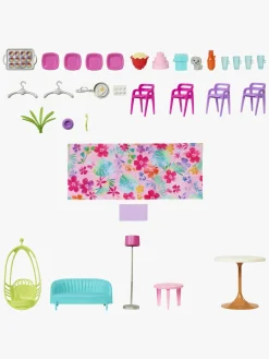 Dukker & Bamser|Barbie Malibu Feriehus med Møbler & Tilbehør