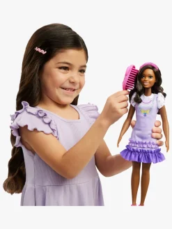 Dukker & Bamser|Barbie My First Dukke Brunt Hår med Puddel