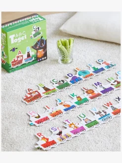 Spil & Puslespil|BarboToys Barbo Toys ABC Puslespil Tog med Dyr 29 Brikker