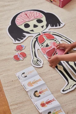 Spil & Puslespil|Lærerig Leg|BarboToys Barbo Toys Body Puslespil Pige 36 Brikker Lyserød