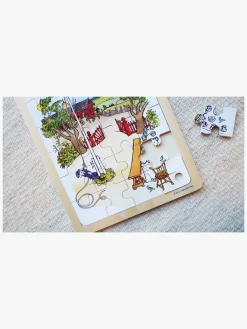 Spil & Puslespil|EmilILonneberga Barbo Toys Emil Fra Lønneberg Puslespil - Træ 24 Brikker