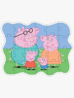 Spil & Puslespil|PeppaPig Barbo Toys Gurli Gris Familie Puslespil 24 Brikker