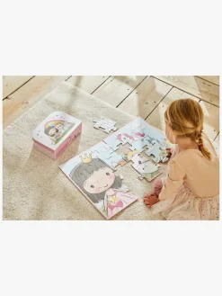 BarboToys Spil & Puslespil-Barbo Toys Lillie & Ellie Kuffert med Gulvpuslespil 24 Brikker