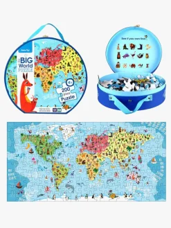 BarboToys Lærerig Leg-Barbo Toys  Vores Store Puslespil Verden 200 Brikker