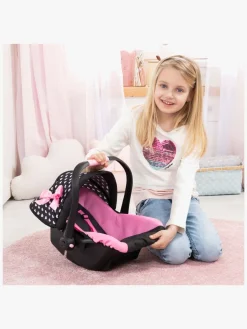 Dukker & Bamser|BayerDesign Bayer Design Autostol med Kaleche, Sort/Lyserød Sort/Lyserød