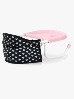 Dukker & Bamser|BayerDesign Bayer Design Babystol til Bord med Bakke, Sort/Lyserød