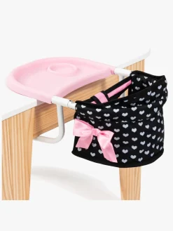 Dukker & Bamser|BayerDesign Bayer Design Babystol til Bord med Bakke, Sort/Lyserød