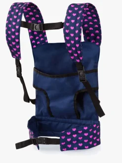 Dukker & Bamser|BayerDesign Bayer Design Bæresele til Dukke, Blå Blå/Lyserød