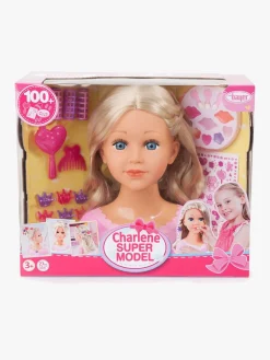 Legetøj Til Børn På 0-10 År|Dukker & Bamser|BayerDesign Bayer Design Charlene Super Model Sminkedukke, Blond Lyserød