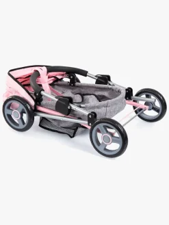 Dukker & Bamser|BayerDesign Bayer Design Cosy Dukkevogn, Grå Lyserød/Grå