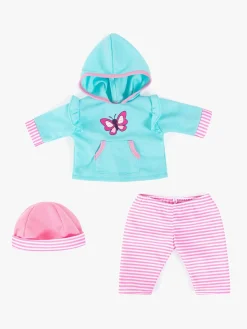 Dukker & Bamser|BayerDesign Bayer Design Deluxe Dukketøj Butterfly 38 cm Lyserød/Blå