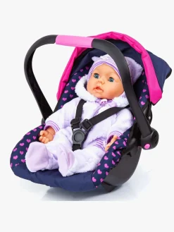 Dukker & Bamser|BayerDesign Bayer Design Dukkeautostol med Kaleche, Blå Lyserød/Blå