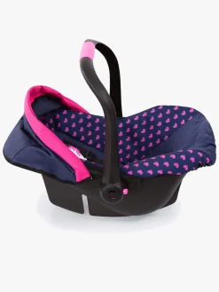 Dukker & Bamser|BayerDesign Bayer Design Dukkeautostol med Kaleche, Blå Lyserød/Blå