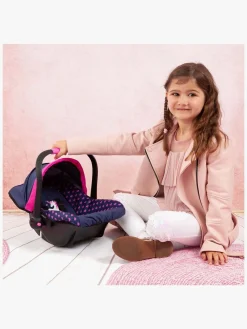 Dukker & Bamser|BayerDesign Bayer Design Dukkeautostol med Kaleche, Blå Lyserød/Blå