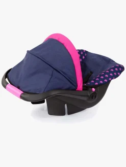 Dukker & Bamser|BayerDesign Bayer Design Dukkeautostol med Kaleche, Blå Lyserød/Blå