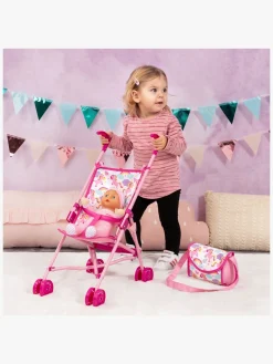 BayerDesign Dukker & Bamser-Bayer Design Dukkevogn Buggy Sæt med Dukke, Pink