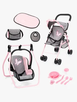 Dukker & Bamser|BayerDesign Bayer Design Dukkevogn Buggy Sæt, Grey