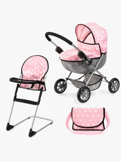 Dukker & Bamser|BayerDesign Bayer Design Dukkevogn Cosy Sæt, Soft Pink Lyserød