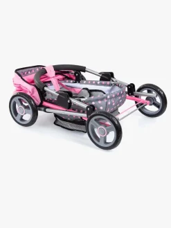 Dukker & Bamser|BayerDesign Bayer Design Dukkevogn Cosy, Grå/Lyserød Grå/Lyserød