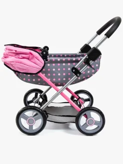 Dukker & Bamser|BayerDesign Bayer Design Dukkevogn Cosy, Grå/Lyserød Grå/Lyserød