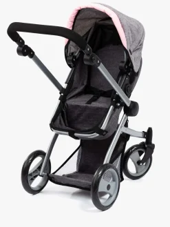 BayerDesign Dukker & Bamser-Bayer Design Dukkevogn Megasæt, Grå