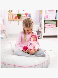 Dukker & Bamser|BayerDesign Bayer Design First Words Dukke Mus 38 cm Lyserød/Hvid