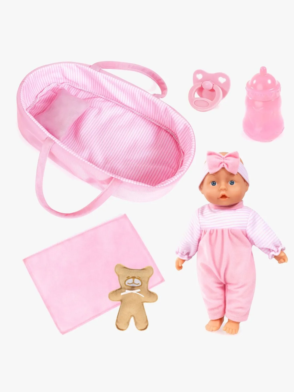 BayerDesign Dukker & Bamser-Bayer Design First Words Dukke 28 cm med Tilbehør