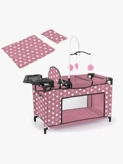 Dukker & Bamser|BayerDesign Bayer Design Multi Dukkeseng, Pink Lyserød